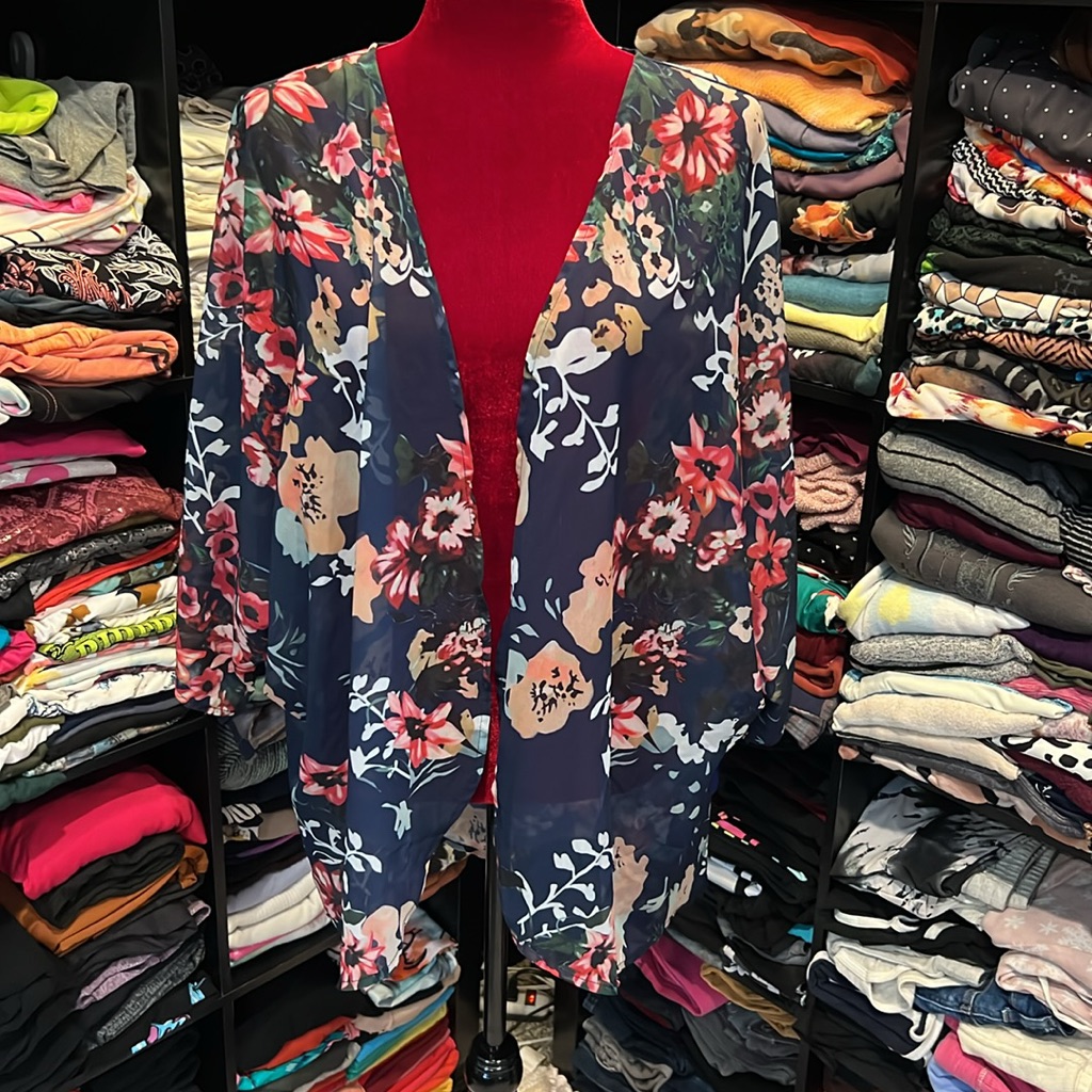 278 Floral Kimono Xl